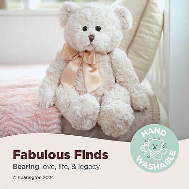 Huggles Creamy White Plush Bear: 16 Tall Classic Stuffed Teddy Bear