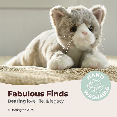 15" Socks the Cat - Plush Stuffed Animal Grey Striped Tabby Cat, For Ages 3-14