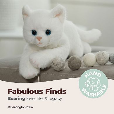 8" Cat Lil’ Muffin - Small Plush Stuffed Animal White Cat, Kitten