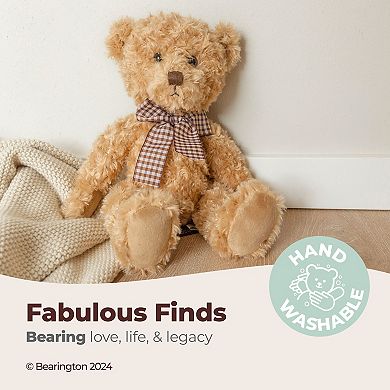 Theodore The Brown Teddy Bear Plush, 17 Inch Bear Stuffed Animal