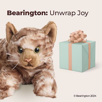 15" Cat Louie - Plush Stuffed Animal Brown Striped Tabby Cat