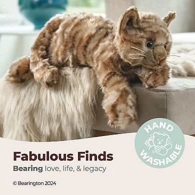 15" Cat Louie - Plush Stuffed Animal Brown Striped Tabby Cat