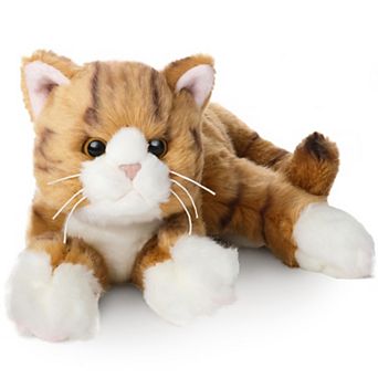 15" Cat Tabby Plush Stuffed Animal Orange Striped