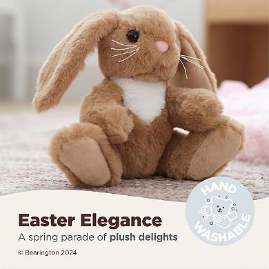 Bearington Lil' Benny Rabbit Plush, 6 Inch Stuffed Bunny Rabbit, Easter Animals