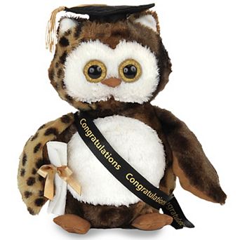 8.5" Graduation Plush Owl Stuffed Animal, Wisdom Class of 2025