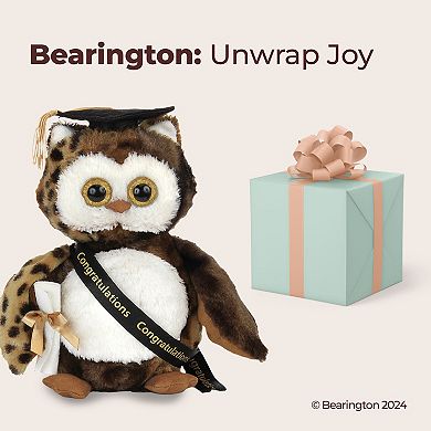 8.5" Graduation Plush Owl Stuffed Animal, Wisdom Class of 2025