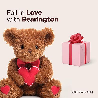 6" Big Heart Bear, "I Love You More" Brown Teddy Bear