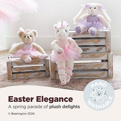 Twirlina Ballerina Plush Stuffed Animal Bunny 12", Purple