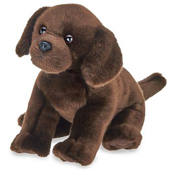 Brody The Labrador Stuffed Dog, 13 Inch Chocolate Lab Stuffed Animal, Brown