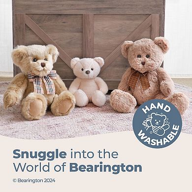 Tucker Off White Plush Teddy Bear Stuffed Animal, 11 Inch