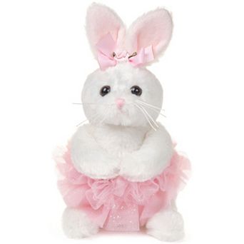 Lil' Twirls Ballerina 6 Inch Bunny Plush Stuffed Animal, Pink