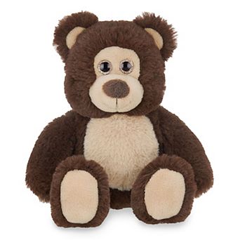 Lil' Beau Small Brown Plush Stuffed Animal Teddy Bear, 7 in