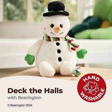 Big Snowball Snowman Plush, 14 Inch Christmas Stuffed Animal, Snowman Plush