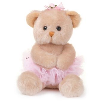Bearington Collection Bella Plush Ballerina Teddy Bear Stuffed Animal, 6 Inch
