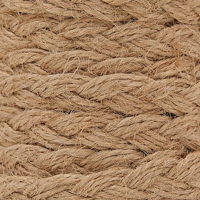 2Pcs 26ft Natural Jute Rope Thick Braided Twine String 0.4" for DIY Gift Packing