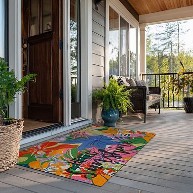 Celebrate Together™ Summer Hello Sunshine Floral Doormat