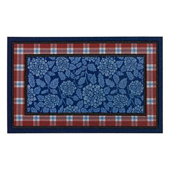 Celebrate Together™ Summer Flower Plaid Doormat