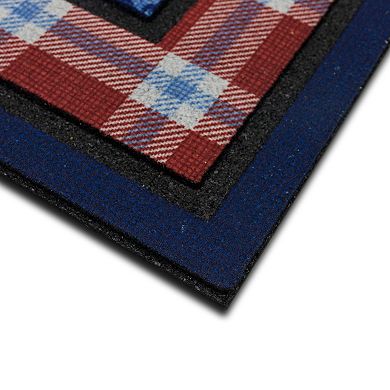 Celebrate Together™ Summer Flower Plaid Doormat