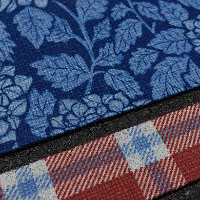 Celebrate Together™ Summer Flower Plaid Doormat