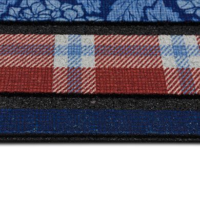 Celebrate Together™ Summer Flower Plaid Doormat