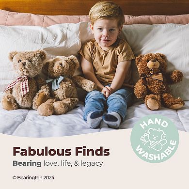 Lil' Reggie Brown Plush Stuffed Animal Teddy Bear, 12 inches