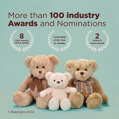 Baby Shaggy The Brown Teddy Bear Plush, 11 Inch Bear Stuffed Animal