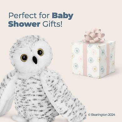 11" Owl - Owlfred Plush Stuffed Animal White Snowy