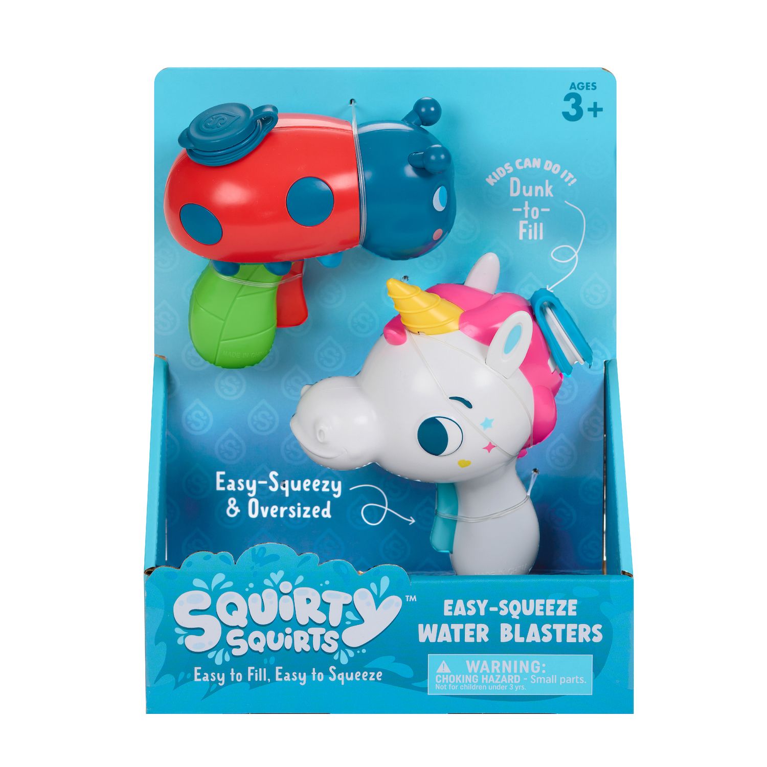 Детские игрушки Chuckle & Roar Squirty Squirts Lady Bug & Unicorn Water Blasters