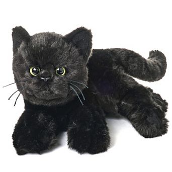 15" Cat Jinx - Black Cat Stuffed Animal - Realistic Cat Stuffed Animal