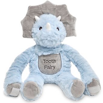 Lil' Tracer The Tooth Fairy Dino Plush, 12 Inch Dinosaur Stuffed Animal, Blue