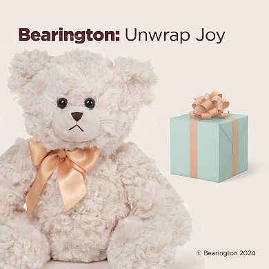 Lil' Huggles the Teddy Bear: Hand-Sewn 10 Tall Creamy White Stuffed Bear