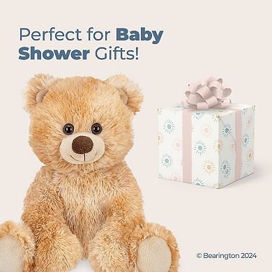 Lil' Kipper Plush Teddy Bear: Classic Hand-Sewn 11.5" Light Brown Stuffed Bear