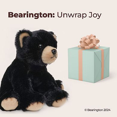 Lil' Huck Small Plush Stuffed Animal Black Bear, 7 Inches