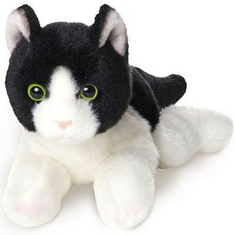 8" Cat Lil’ Domino Plush White and Black Cat Stuffed Animal