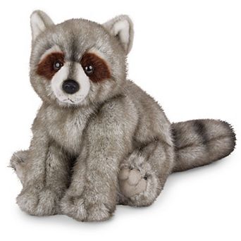 13" Raccoon, Rocko Plush Stuffed Animal with Soft Faux-Fur
