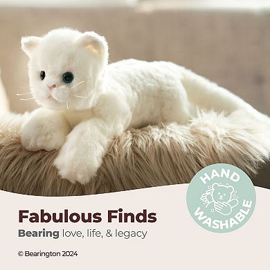 15 Inch Cat Muffin Plush Stuffed Animal White Cat, Kitten