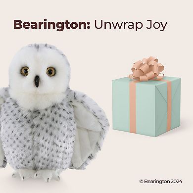 10" Owl - Blizzard Plush Snowy Owl Stuffed Animal with Ultra-Soft Fur
