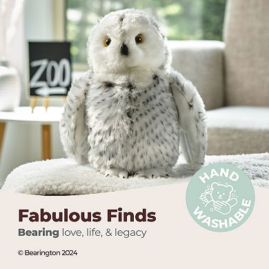 10" Owl - Blizzard Plush Snowy Owl Stuffed Animal with Ultra-Soft Fur