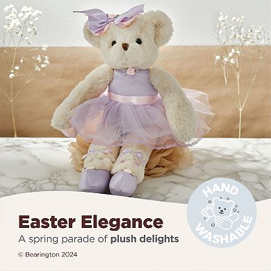 15" Teddy Bear Ballerina Dance Stuffed Animals for Girls - Purple