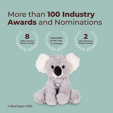 10.5" Koala, Sydney Plush Koala Gray Stuffed Animal