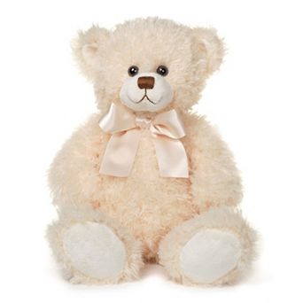Brumby, 17 Inch White Teddy Bear Stuffed Animal, Snuggle Bear, Gift for Birthday