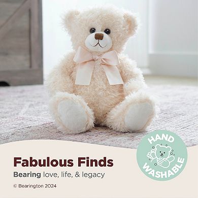 Brumby, 17 Inch White Teddy Bear Stuffed Animal, Snuggle Bear, Gift for Birthday