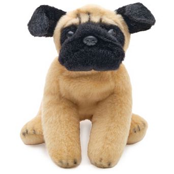 Lil' Pugsly Small Plush Pug Stuffed Animal Puppy Dog, 6 inch
