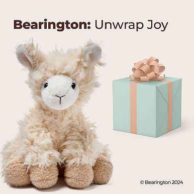 11.5 inches - Fuzzy Llama Off White Stuffed Animal