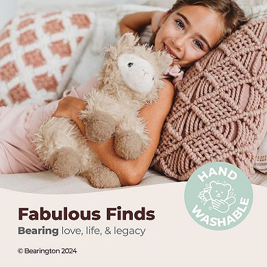 11.5 inches - Fuzzy Llama Off White Stuffed Animal