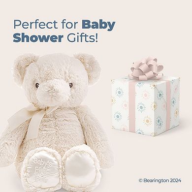 12" Teddy Bear Baby's First, Creamy White Stuffed Animal