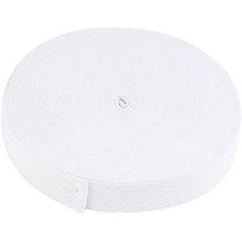 Elastic Spool White Sewing Elastic Band Stretchy Waistband, 20.88 Yards 1" Wide