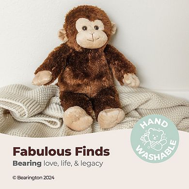 Bearington Collection Swings Soft Plush Monkey Stuffed Animal, 15"