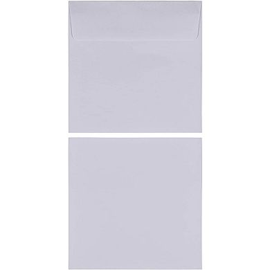 60 Pack White Square Envelopes Flap for Invitations Announcements Photos Wedding