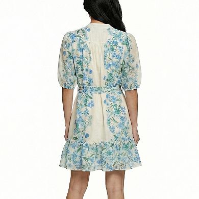 Women's Taylor Floral Button Front Shirt Dress